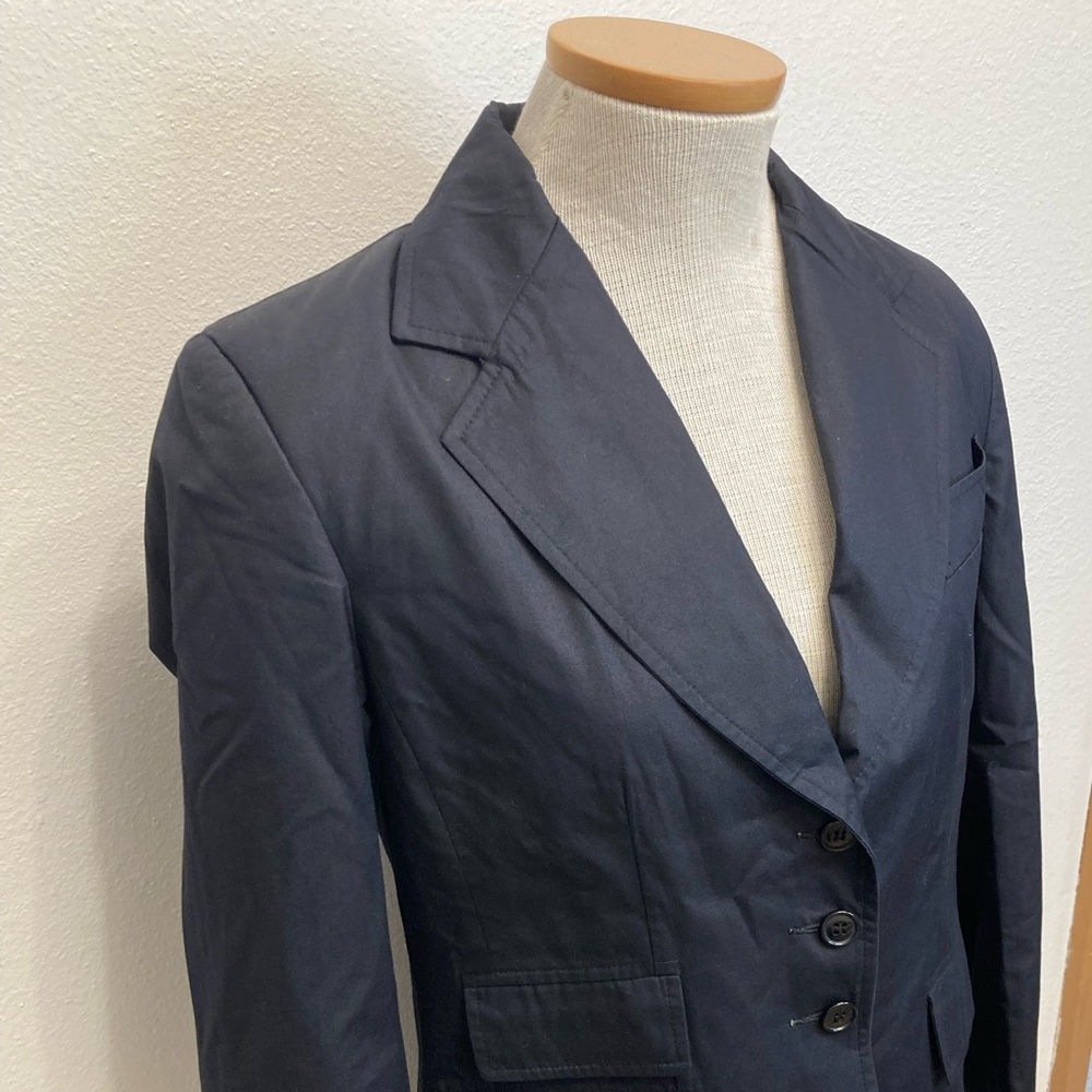 3/$20 Vintage Nordstrom Blazer Women’s 8 Tailored Career Office Classic Black - Picture 4 of 8